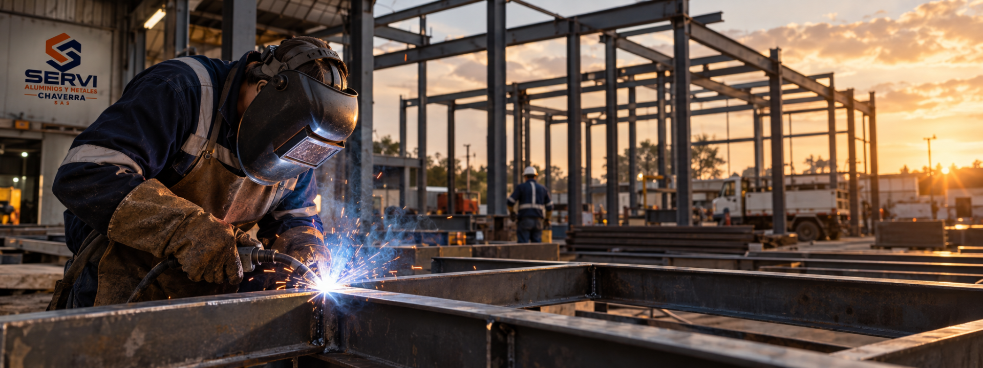 Fabricación de estructuras metálicas para proyectos industriales y de construcción